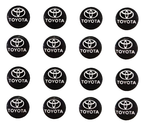 Logo Toyota Llaves Navaja Dome De 14mm Zuk