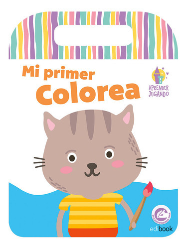 APRENDER JUGANDO - LIBRO COLOREAR - N   2, de VV. AA.. Editorial EDIBOOK, tapa blanda en español, 2019