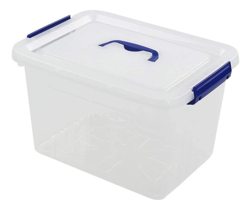 Caja Organizadora 27 Litros Transparente - Ordena Tu Hogar Liso