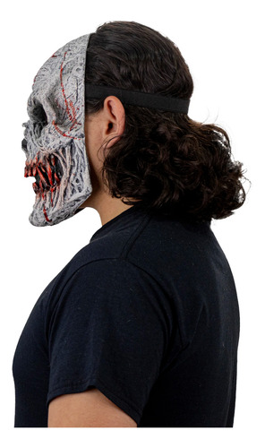 Máscara Latex Skull Fangs Gore Monster Monstruo Creepy