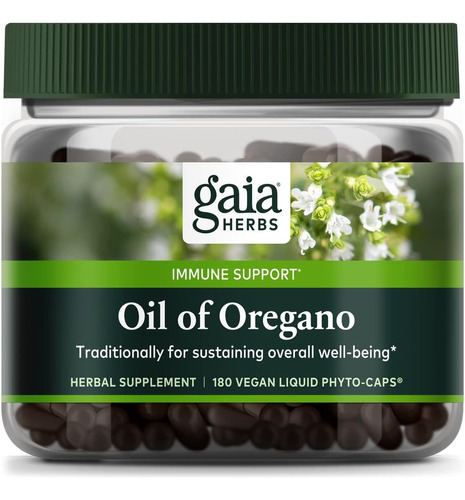 Aceite De Orégano Gaia Herbs 180 Fito-cápsulas