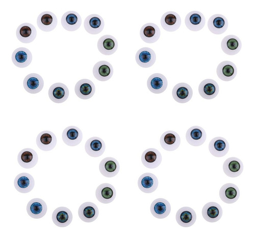 10 Pares De De Ojos De Acrílico Ojos Para Muñeca Recién