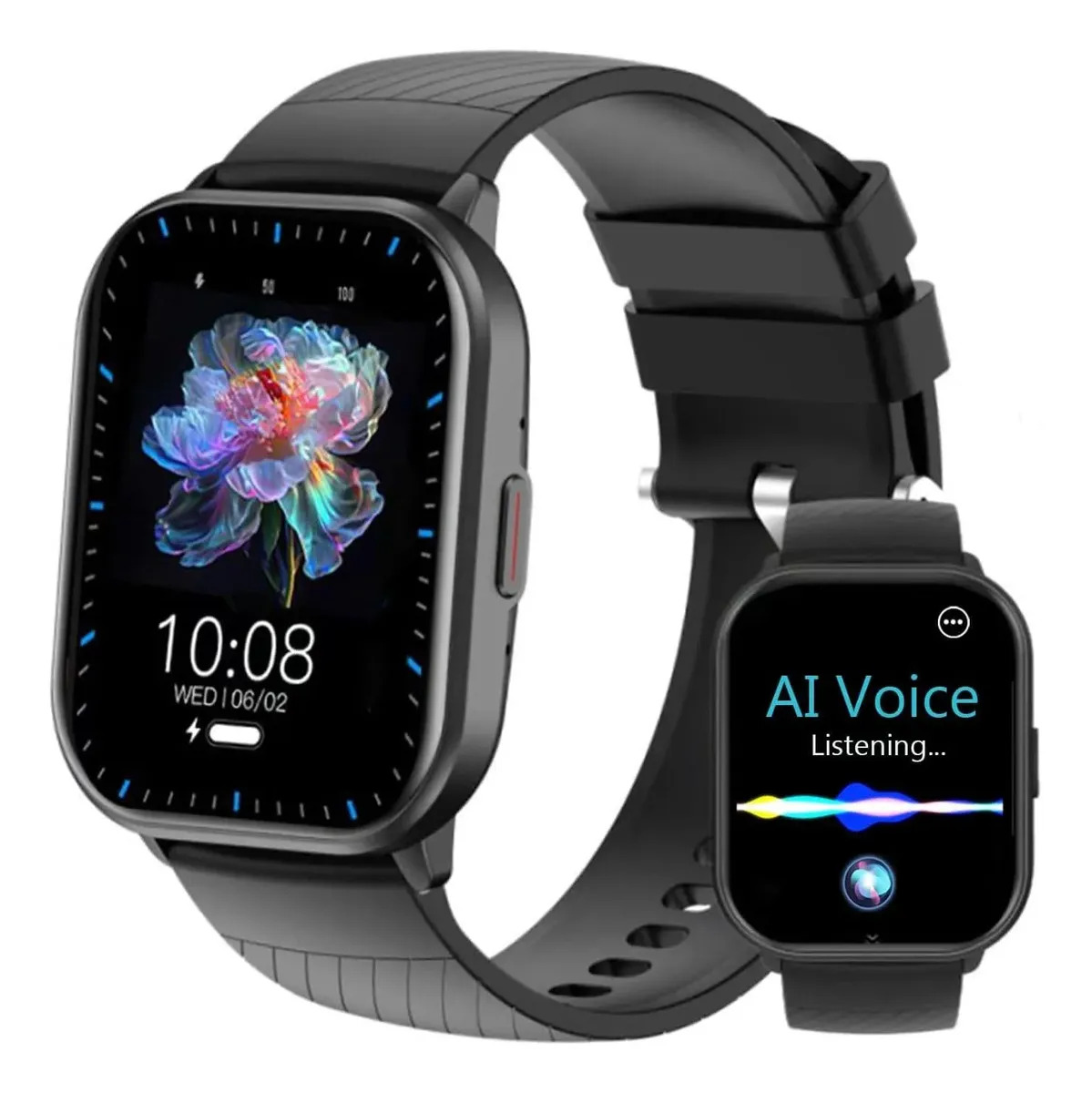 Smartwatch POOVI S9 PRO con Llamadas y Alexa para Android iOS Rosa