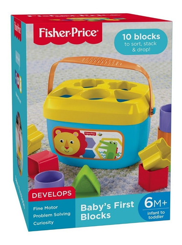 Imagen 2 de 3 de Primeros Bloques Fisher Price Mattel Bestoys