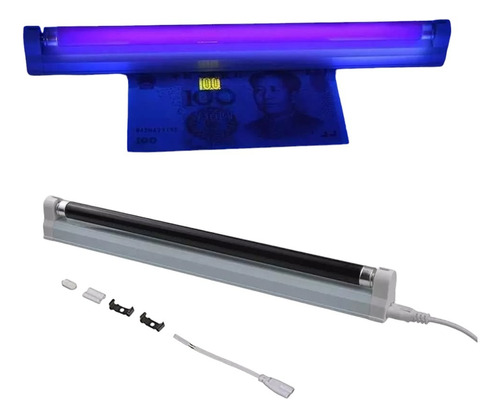 Tubo 8w Luz Negra Ultravioleta Blb T5 F8t5blb C/ Canaleta 