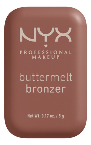 Bronceador Cremoso, Buttermelt Bronzer, Nyx Cosmetics Tono del maquillaje Butta Off