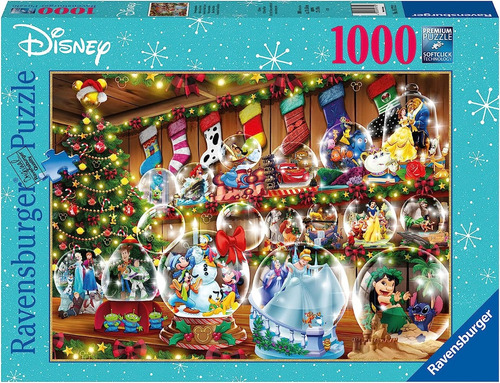 Rompecabezas Puzzle Ravensburger Disney Navidad 1000 Piezas