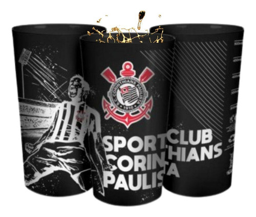 Copo Plástico Premium Grande Sport Clube Corinthians Timão