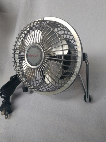 Ventilador Escritorio Personal Metalico 4  10cm Mytek Nuevo