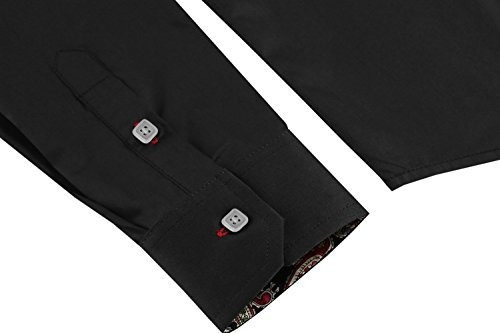Coofandy Camisa De Vestir Slim Fit Moda Camisa Casual,