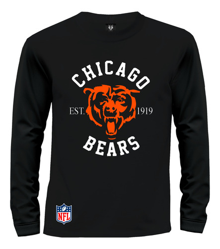 Camiseta Camibuzo Football Nfl Chicago Bears Logo