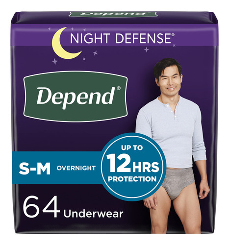 Depend Night Defense - Ropa Interior De Incontinencia Para A