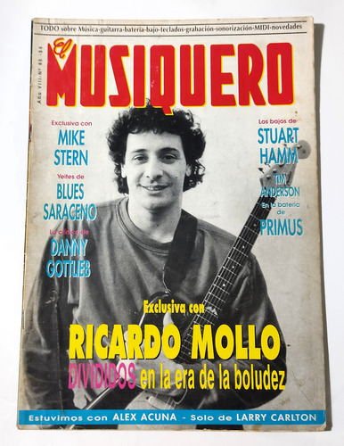 Revista El Musiquero N 86 Divididos Mollo M Stern 