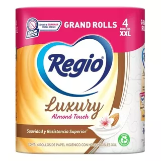 Regio Papel Higiénico Luxury Almond Touch Xxl Doble Hoja