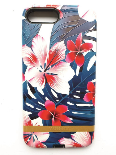 Protector Para iPhone 8 7  Plus Hibiscus Relieve 3d