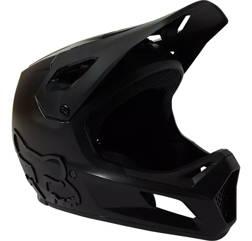 Casco Fox Rampage Creo Motocross Downhill Bici Mtb Bmx Color Negro Talla Xl 61-62cm