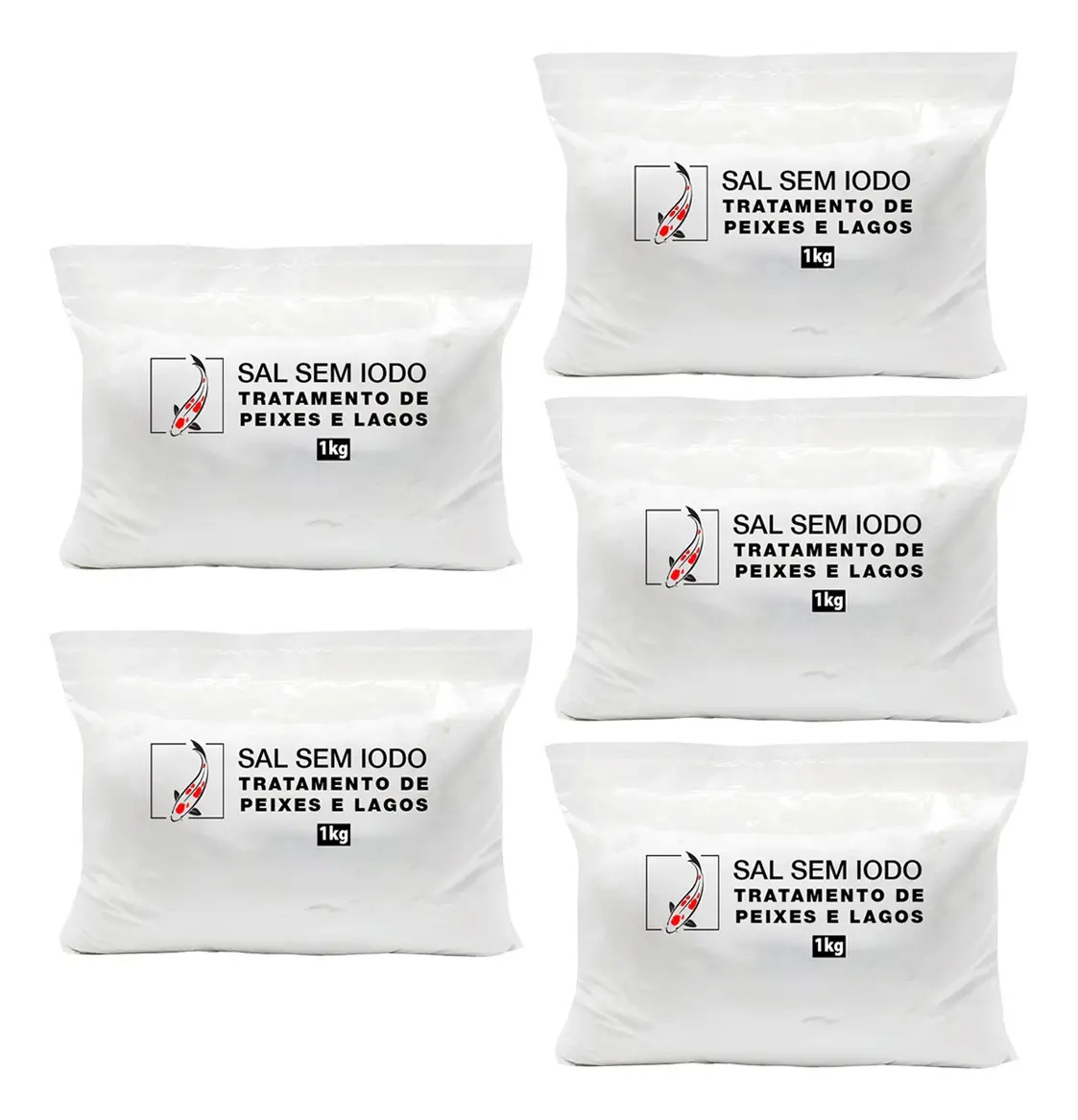 Sal Sem Iodo Fdma Aquários E Lagos 5kg Para Carpas Água Doce