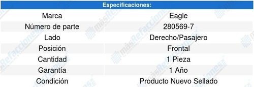 Soporte Motor Bmw 535xi L6 3l 04-07 Eagle 6504071