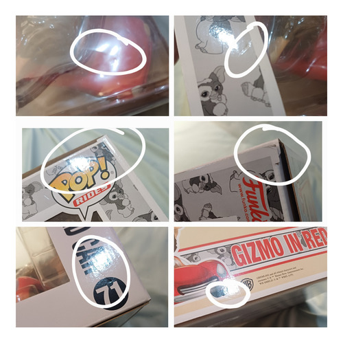 Funko Pop Gizmo In Red Car 71 Gremlins (caja C/detalles)