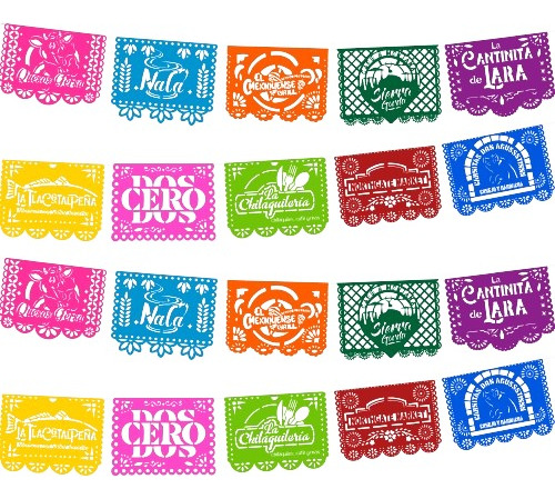 Papel Picado - Enramada Personalizada 