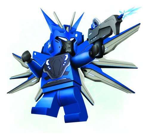 Kit 6 Boneco De Montar Mega Robots