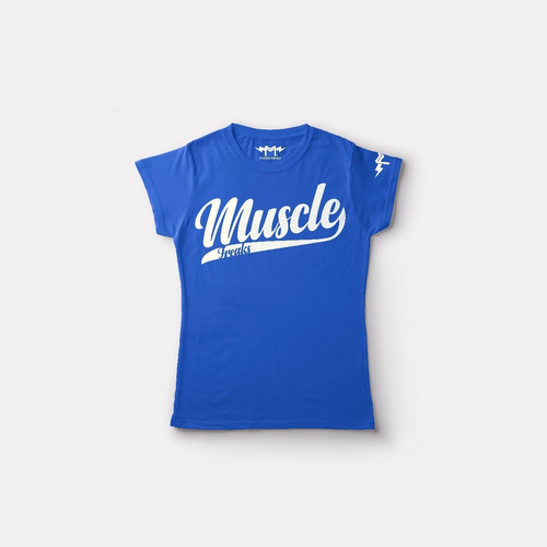 T-shirt Muscle Freaks Letras ( Mujer )