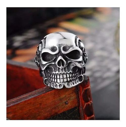 Anillo Calavera Skull Acero Inoxidable Moda