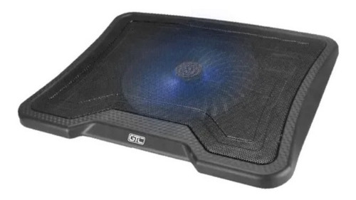 Base Cooler P/ Notebook Cooling Pad Pc/mac Usb 2.0 Color Negro Color Del Led Azul