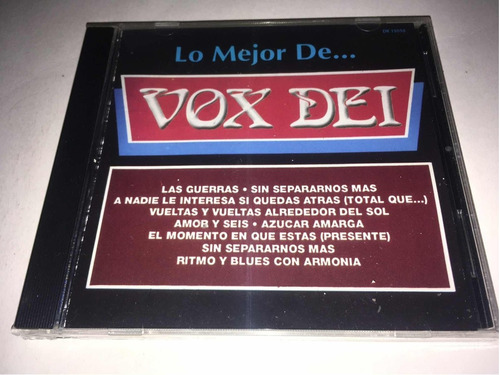 Vox Dei Lo Mejor Cd  Nuevo Original Cerrado