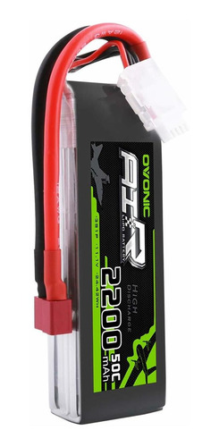 Bateria Lipo 11.1v 2200mah 50c 3s T Plug Ovonic