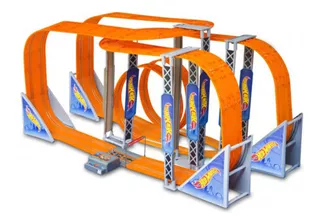 Pista Hot Wheels Track Set Zero Gravity Slot Car 1300cm