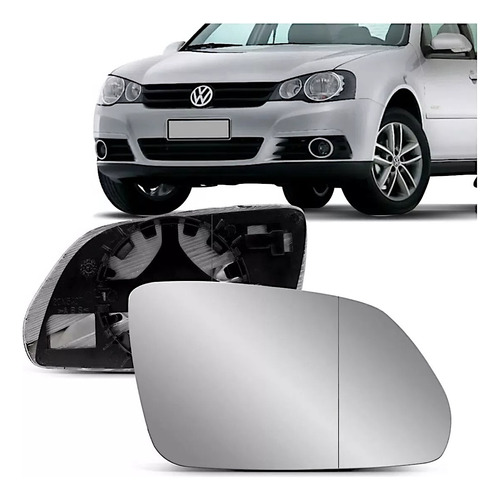 Lente Base Retrovisor Golf 2007 08 09 10 2011 2012 Esquerdo