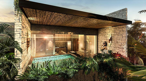 Departamento En Residencial- 2 Rec. - Amenidades Como Spa. Piscina Salada. Temazcal- Tulum