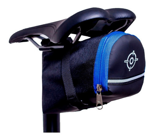 Bolsa Banco/selim Plus Probike Bicicleta/bike/camara/remendo Cor Azul