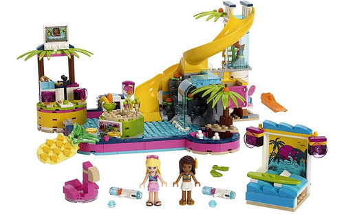 Lego Friends Andrea's Pool Party 41374 Toy Pool Building ...