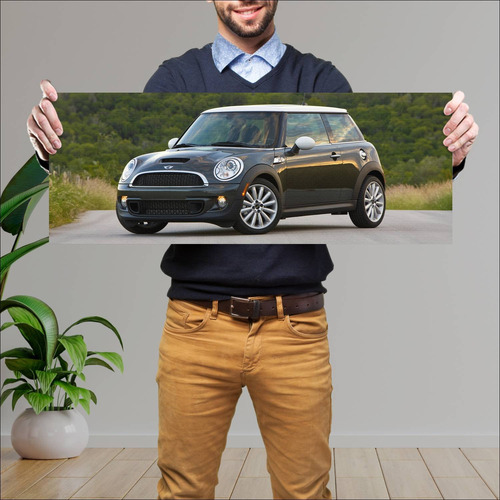 Cuadro 30x80cm Auto 2010 Mini Cooper S Us Auto 86