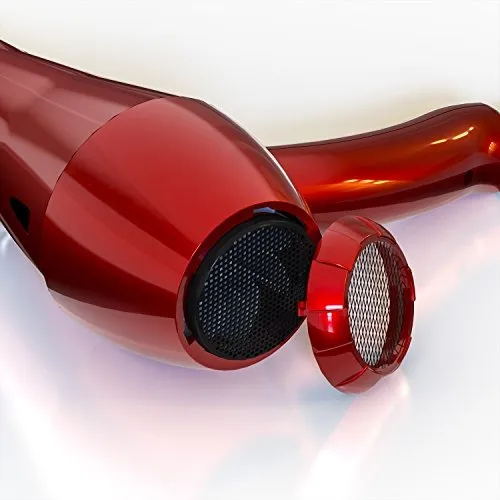 Secador De Pelo Vav Rojo Profesional Potente De Cerámica