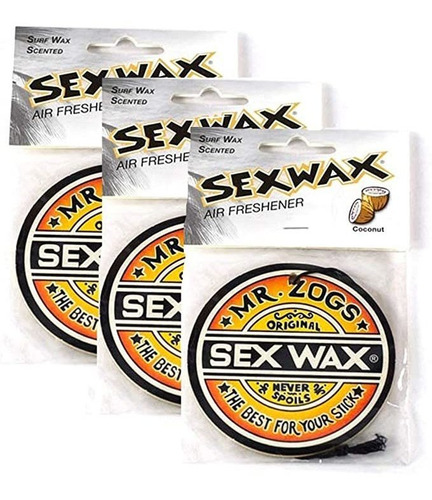 Sex Wax Ambientador (3 Unidades, Coco) (edición Limitada)