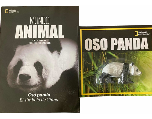 Colección Mundo Animal Natgeo Oso Panda Incluye Revista