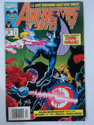 Marvel Comics Avengers West Coast #93 Abril 1993