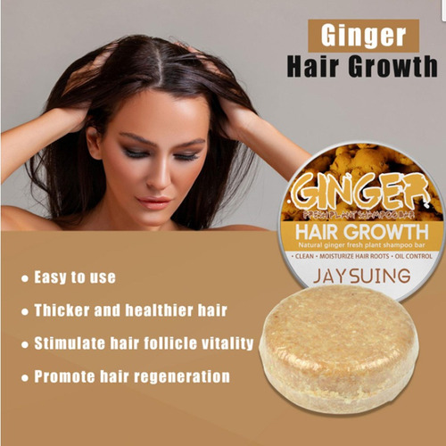7 Barras De Xampu De Gengibre Para O Crescimento Do Cabelo