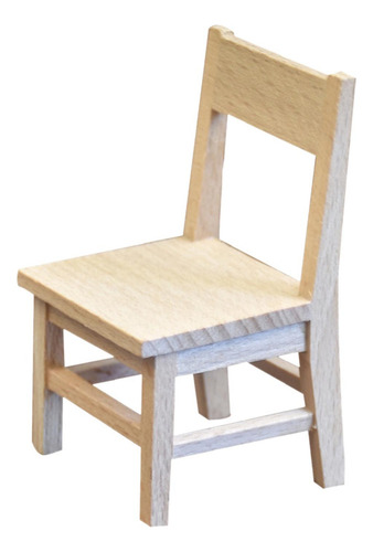 Nuevo Mini Silla De Madera, Muebles En Miniatura Diy,