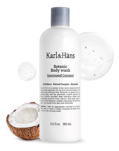 Karl&hans Botanic Gourmand Coconut Vegan Gel De Ducha Organi