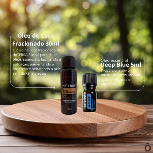 Deep Blue 5ml + Óleo De Coco Fracionado 30ml |alívio Natural