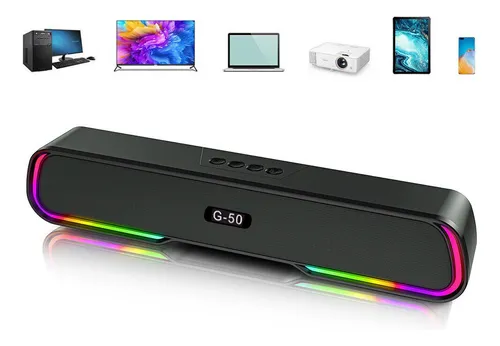 comprar Bocina Bluetooth Multimedia Subwoofer Portátil Rgb Estéreo