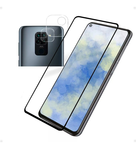 Vidrio Templado Xiaomi Note 9 + Protector Cam Trasera - Otec