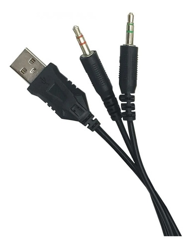 Imagen 2 de 7 de Auriculares Gamer Kolke Dark Jack Usb Micrófono