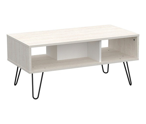 Mesa De Centro Living Ratona Moderna Nordico Industrial