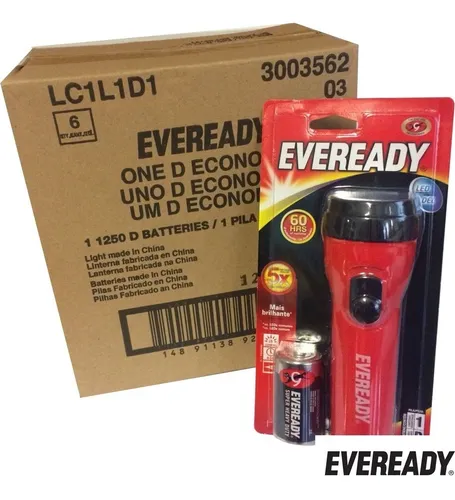 Linterna Led Eveready Lc1l1d1 Hogar 25 Lm Pack X10
