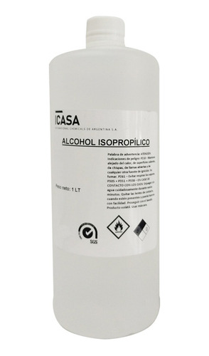 Alcohol Isopropílico 3 Lt Máxima Pureza 99% P/electrónica Pr